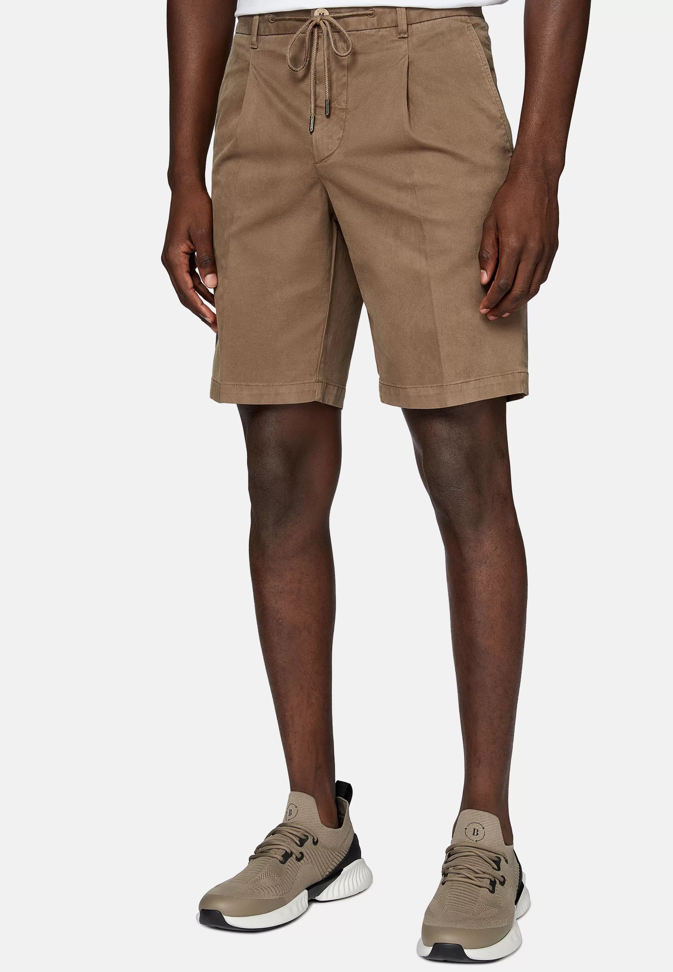 Boggi Milano Stretch Cotton Summer Bermuda Shorts