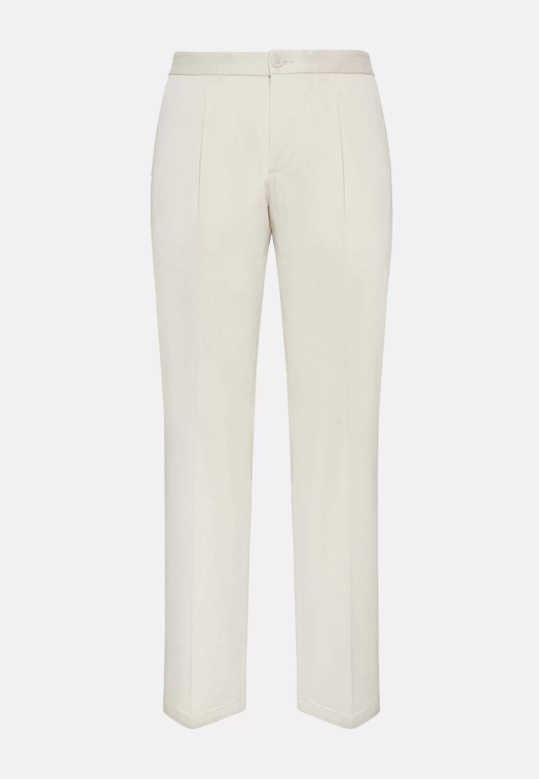 Boggi Milano Stretch Cotton Tencel Pinces Trousers