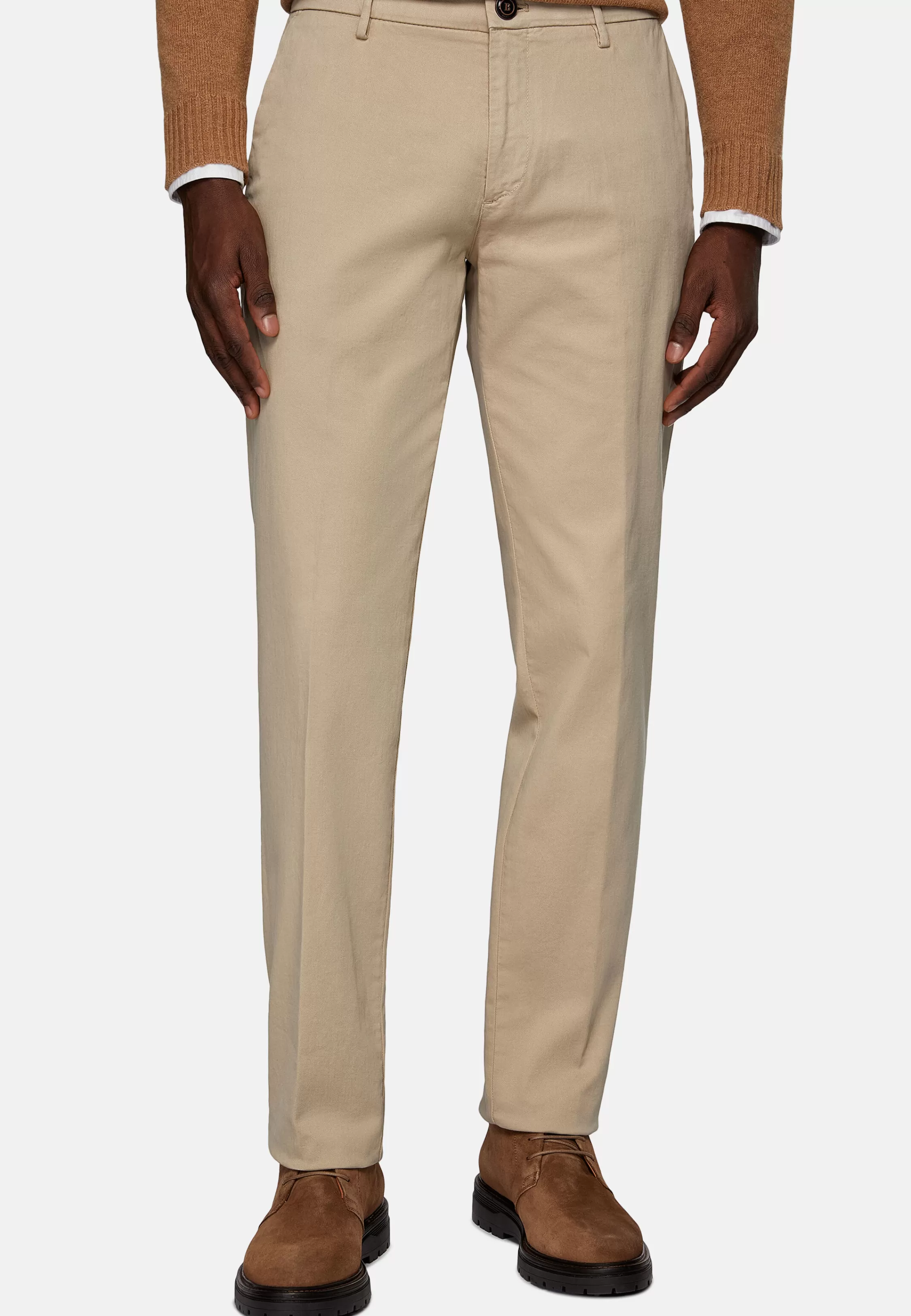 Boggi Milano Stretch Cotton Trousers