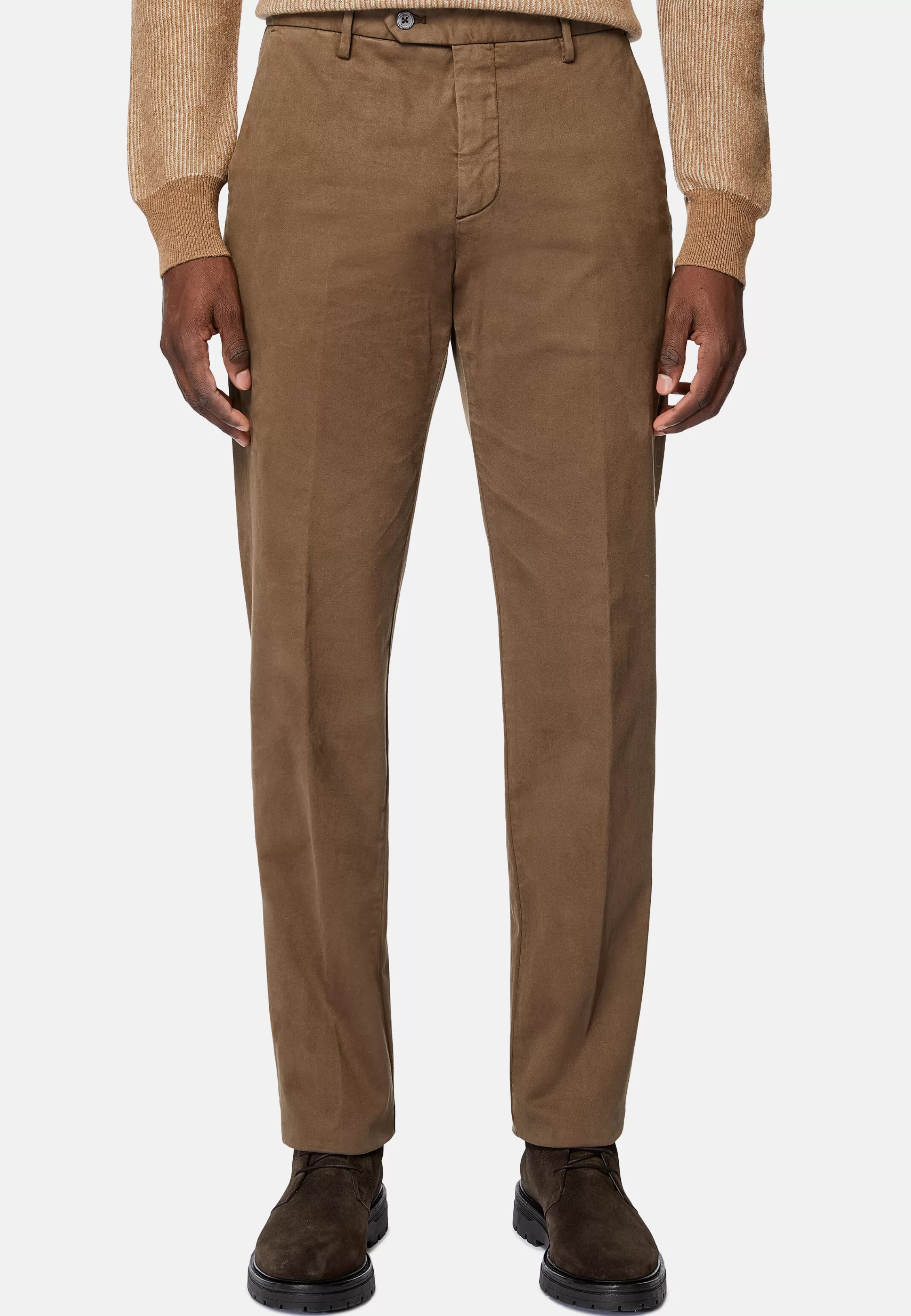 Boggi Milano Stretch Cotton Trousers