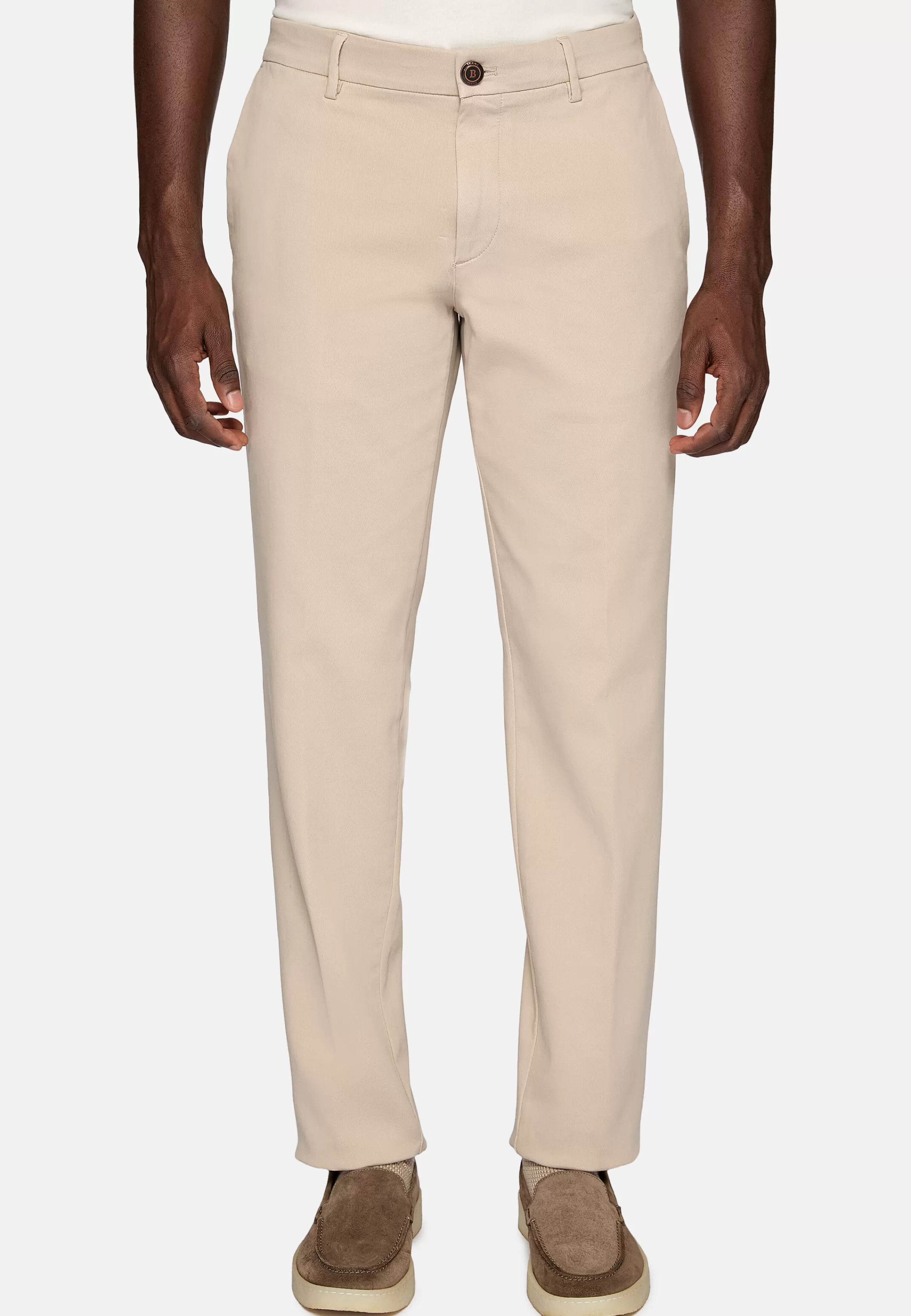 Boggi Milano Stretch Cotton Trousers