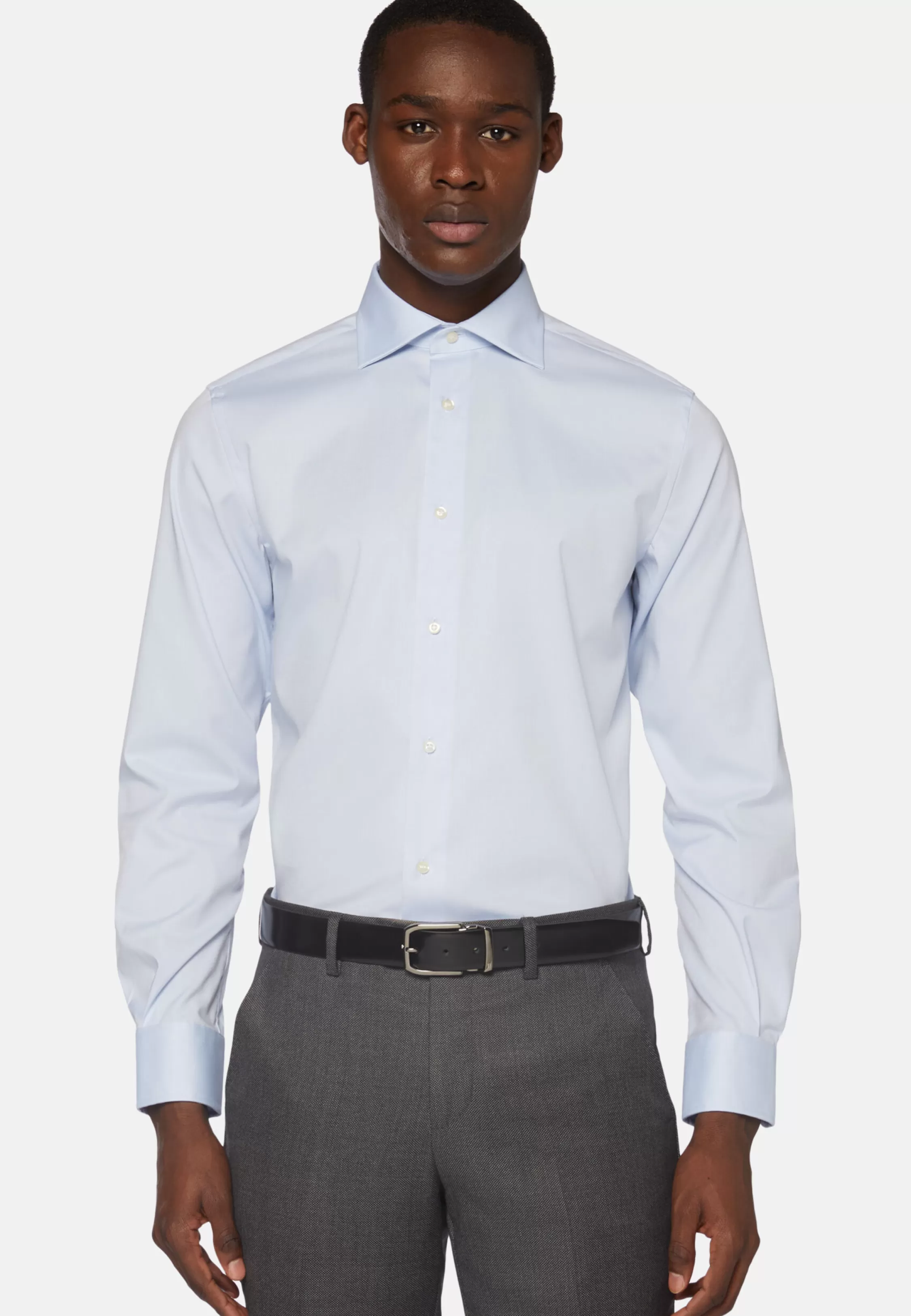 Boggi Milano Stretch P.Point Windsor Collar Shirt Regular Fit