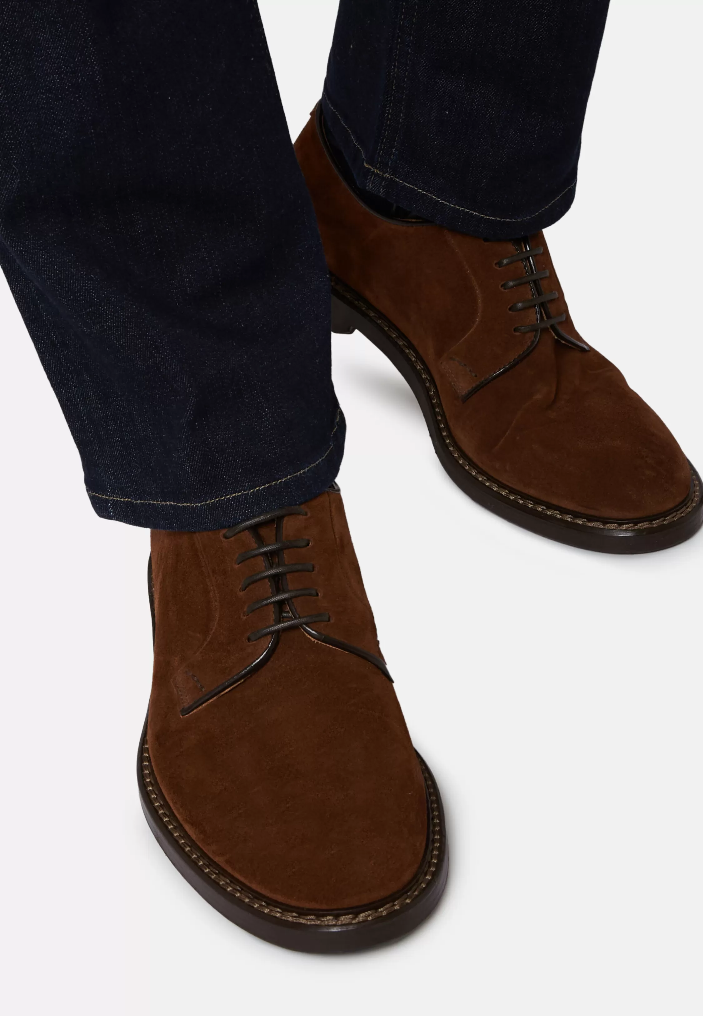 Boggi Milano Suede Derby Shoes