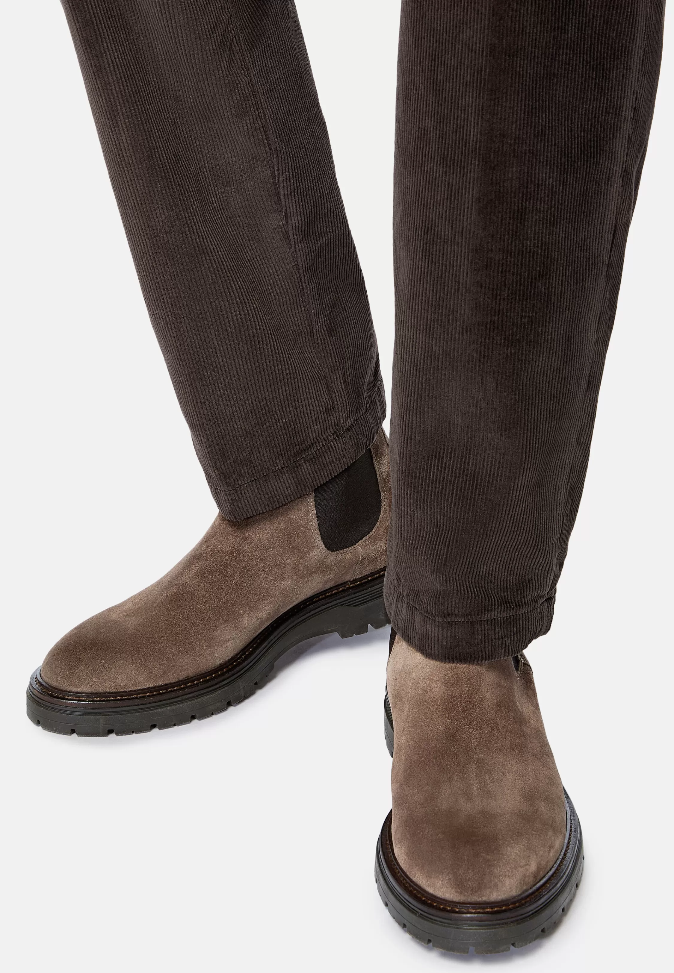 Boggi Milano Suede Leather Ankle Boots