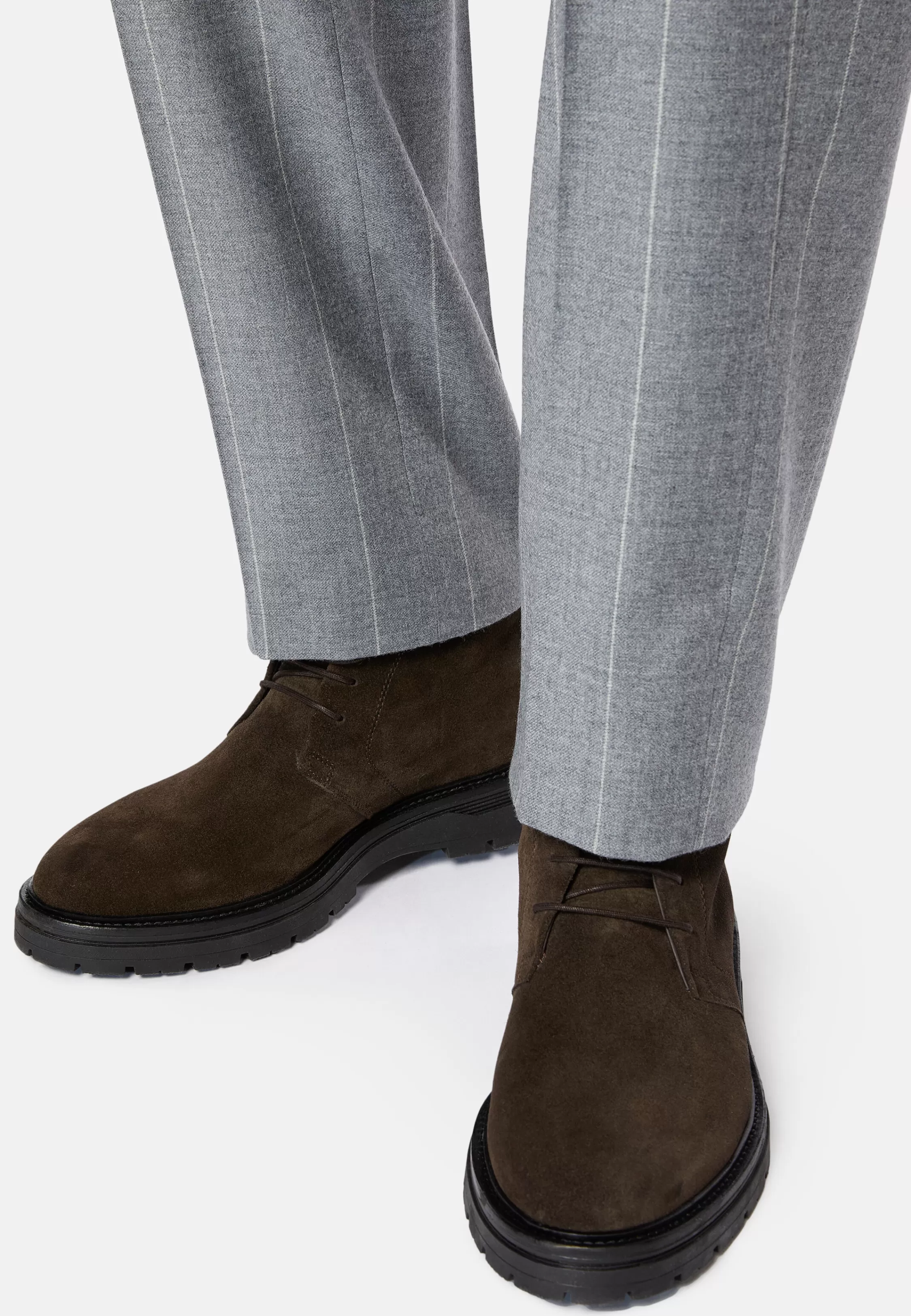 Boggi Milano Suede Leather Ankle Boots