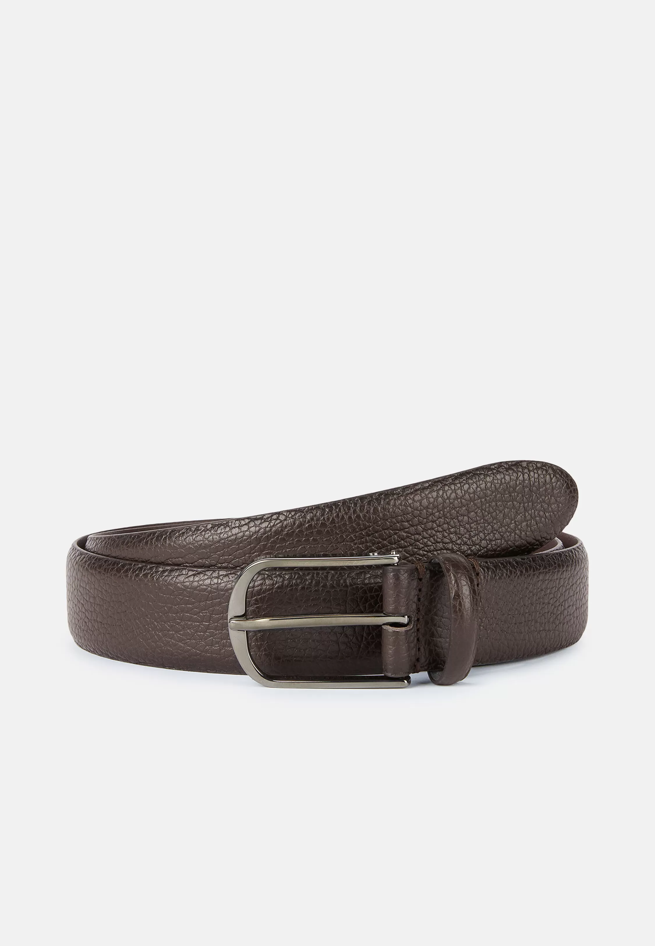 Boggi Milano Tumbled Leather Belt