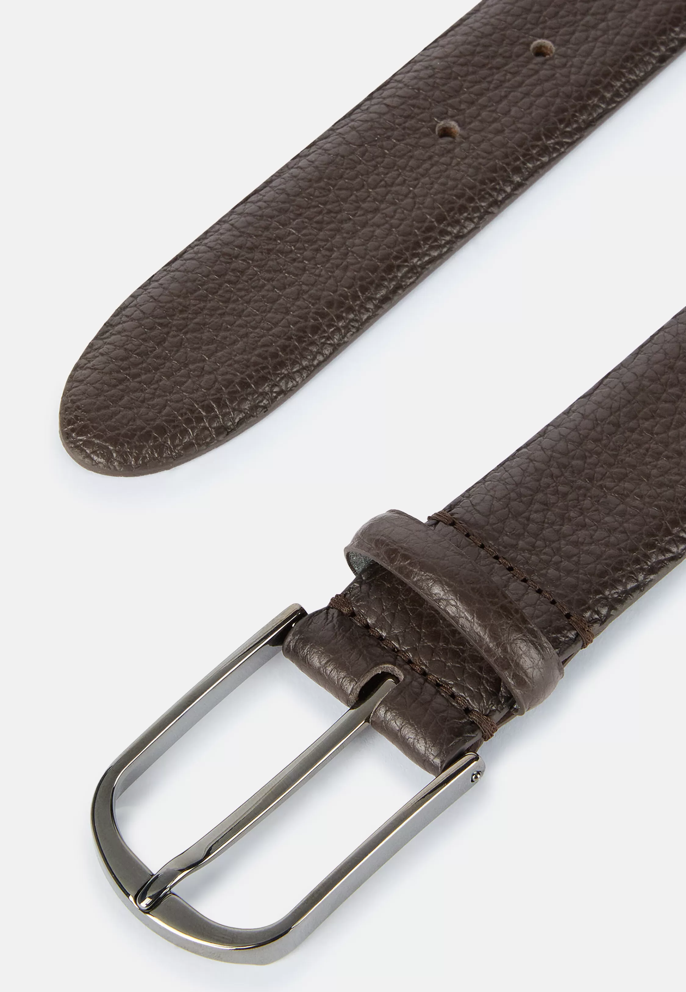 Boggi Milano Tumbled Leather Belt